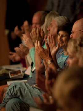 applauding audience